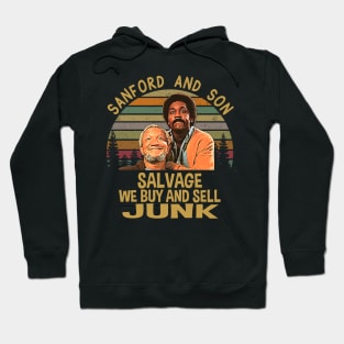 Vintage Comedy Movie Salvage We Buy Sell Junk Hoodie